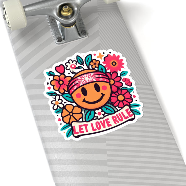 Let Love Rule Kiss-Cut Stickers