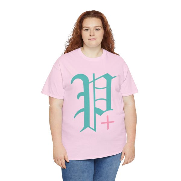 "Plus All Over" Plus Size Women Heavy Cotton Tee T-shirt