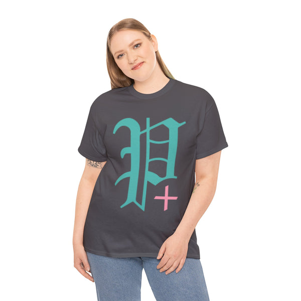 "Plus All Over" Plus Size Women Heavy Cotton Tee T-shirt