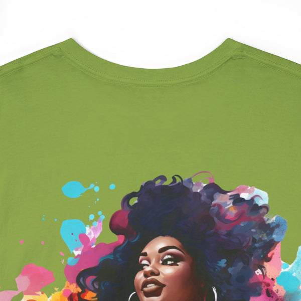 Anyone can Drive, Not handle Curves Plus Size Women Heavy Cotton Tee