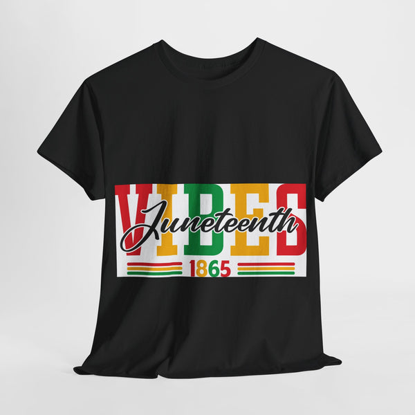 Juneteenth Vibes Woman Plus Size Woman Heavy Cotton Tee