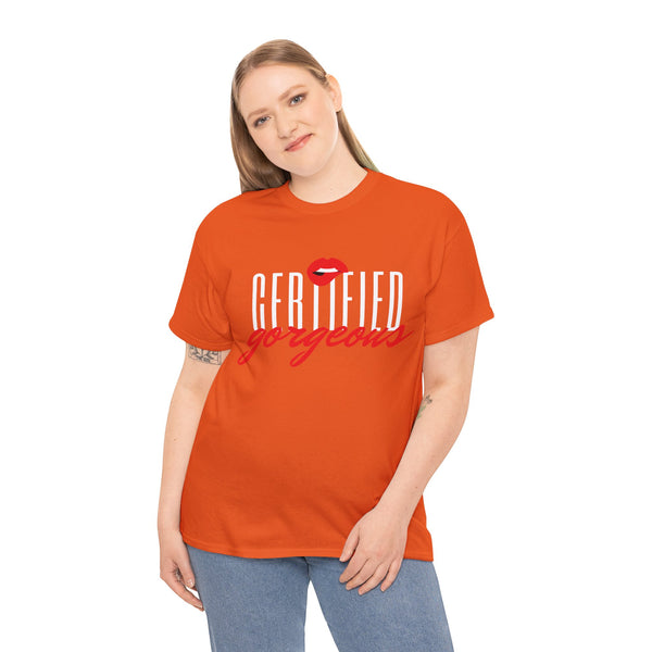 Certified Gorgeous Plus Size Women Heavy Cotton Tee