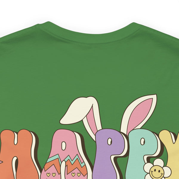 Happy Easter Plus Size Woman Jersey Short Sleeve Tee T-Shirt