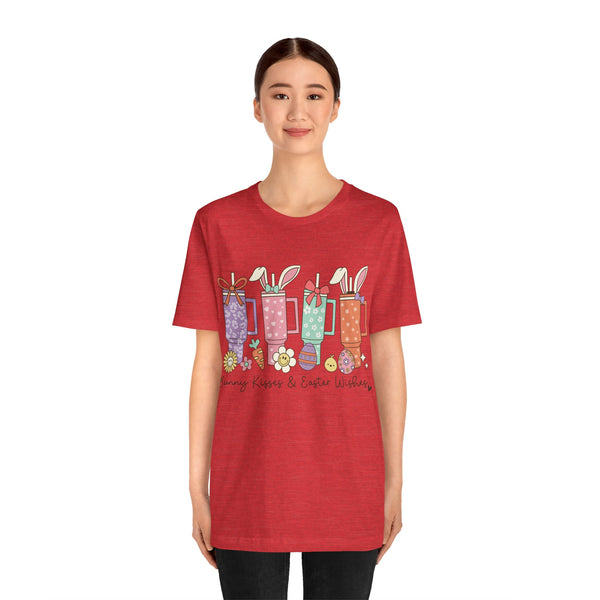 Happy Easter Plus Size Woman Jersey Short Sleeve Tee T-Shirt