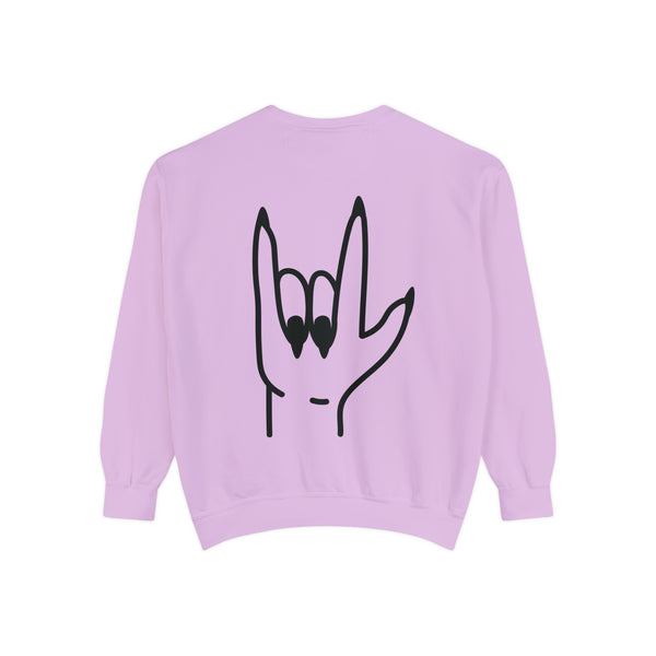 Sweet Unisex Garment-Dyed Sweatshirt