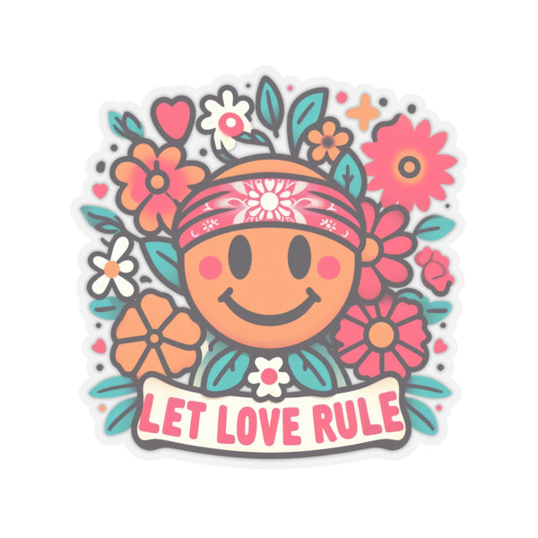 Let Love Rule Kiss-Cut Stickers
