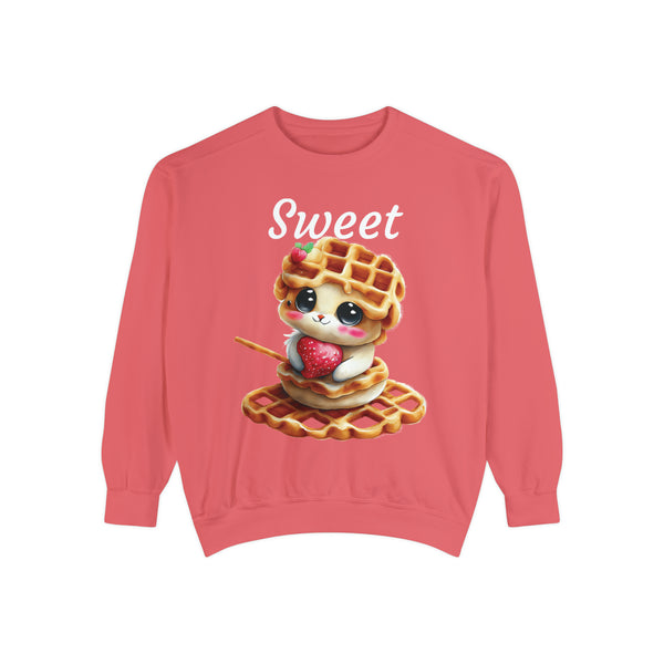 Sweet Unisex Garment-Dyed Sweatshirt