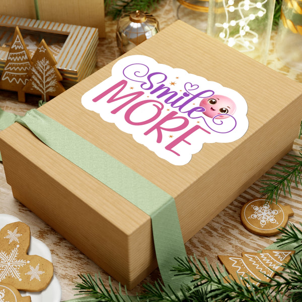 Smile More Kiss-Cut Stickers
