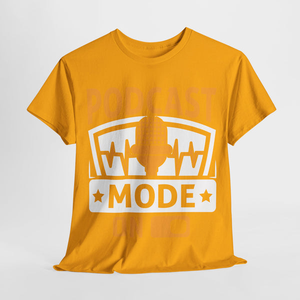 Podcast Mode On Plus Size Woman Heavy Cotton Tee