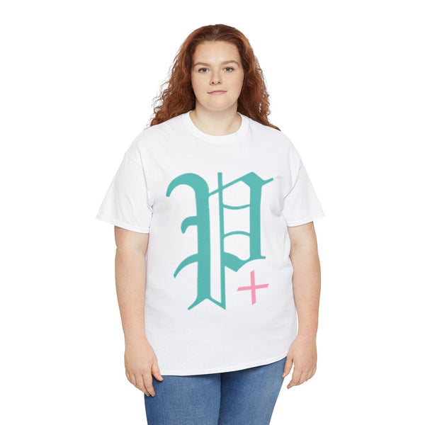 "Plus All Over" Plus Size Women Heavy Cotton Tee T-shirt