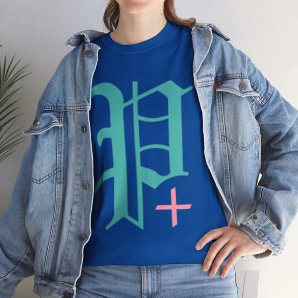 "Plus All Over" Plus Size Women Heavy Cotton Tee T-shirt