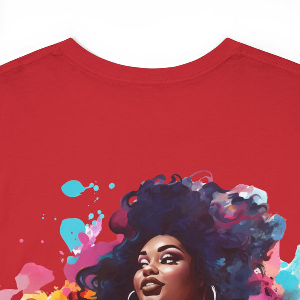 Anyone can Drive, Not handle Curves Plus Size Women Heavy Cotton Tee