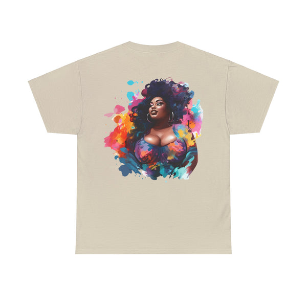 Anyone can Drive, Not handle Curves Plus Size Women Heavy Cotton Tee