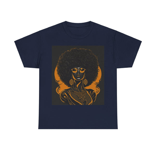 "Black Women" Woman Crewneck T-Shirt: Focus on the Good - Unisex Heavy Cotton Tee