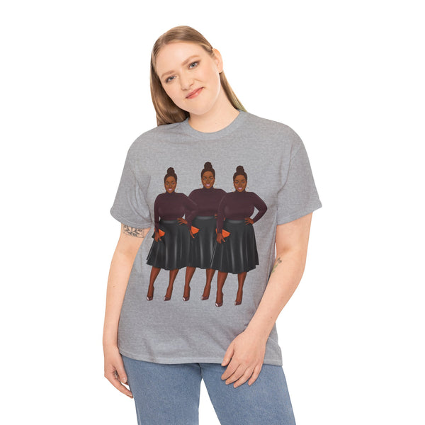 She is a Lady Plus Size Women Heavy Cotton Tee