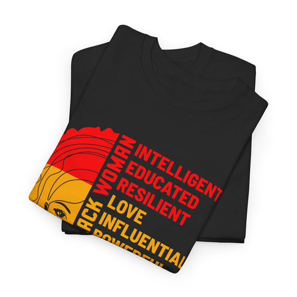 Juneteenth I am a black Woman Plus Size Woman Heavy Cotton Tee