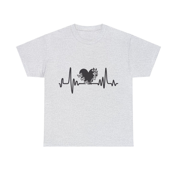 Love is Life Line Plus Size Women Heavy Cotton Tee