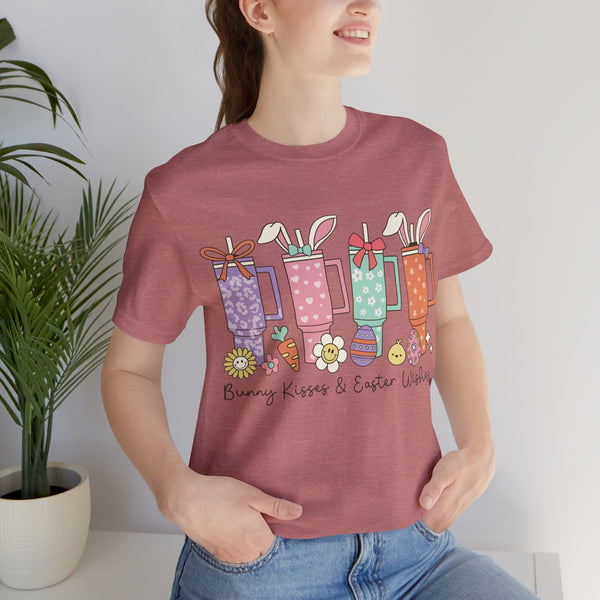 Happy Easter Plus Size Woman Jersey Short Sleeve Tee T-Shirt