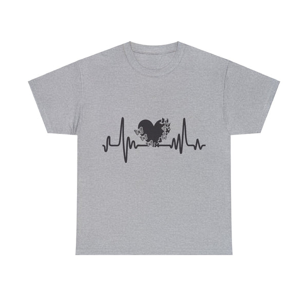 Love is Life Line Plus Size Women Heavy Cotton Tee