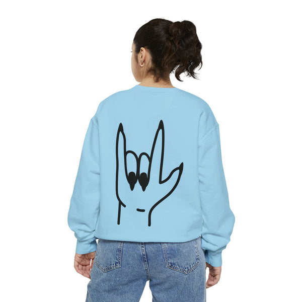 Sweet Unisex Garment-Dyed Sweatshirt