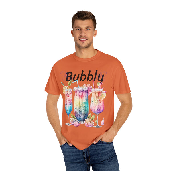 Bubbly Plus Size Woman Garment-Dyed T-shirt