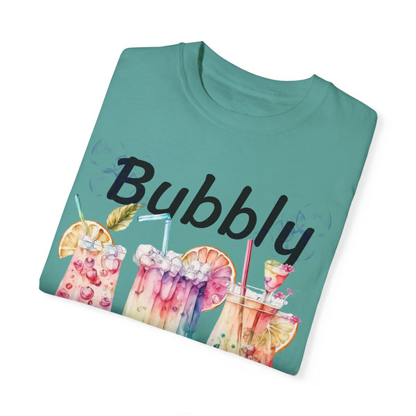 Bubbly Plus Size Woman Garment-Dyed T-shirt