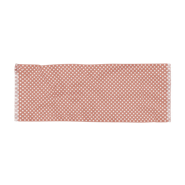 Pink Polka Dot Light Scarf