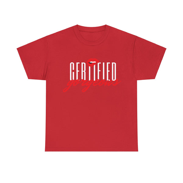 Certified Gorgeous Plus Size Women Heavy Cotton Tee