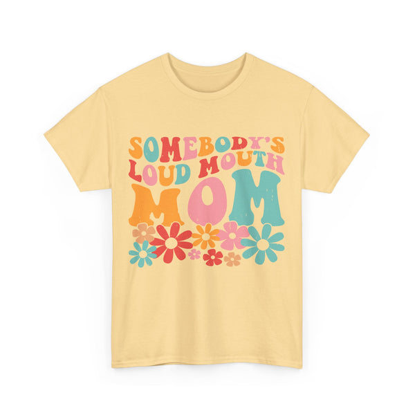 "Somebody Loud Mouth Mama" Plus Size Women Heavy Cotton Tee T-Shirt
