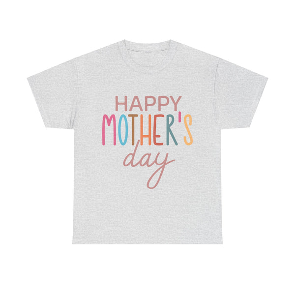 "Happy Mother's Day" Plus Size Women Heavy Cotton Tee T-Shirt