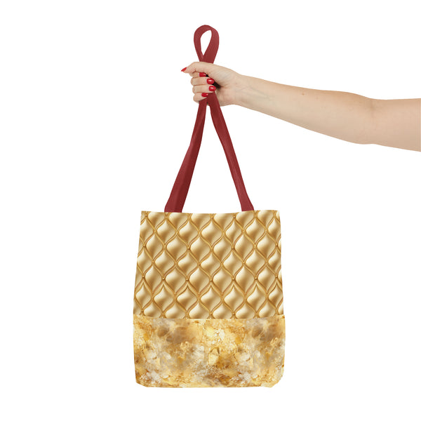 Gold Shimmer Reusable Tote Bag