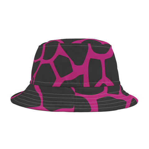Pink Cow Print Woman's Bucket Hat