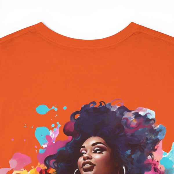 Anyone can Drive, Not handle Curves Plus Size Women Heavy Cotton Tee