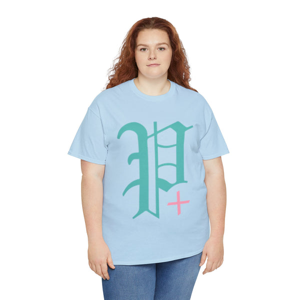 "Plus All Over" Plus Size Women Heavy Cotton Tee T-shirt