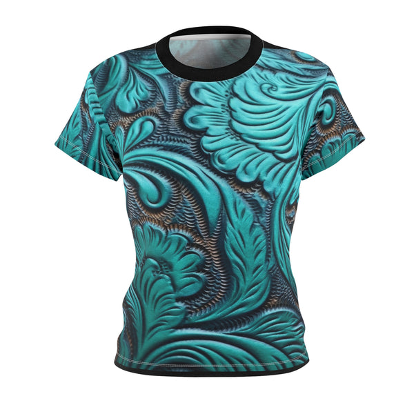 Teal Women's Cut & Sew Tee