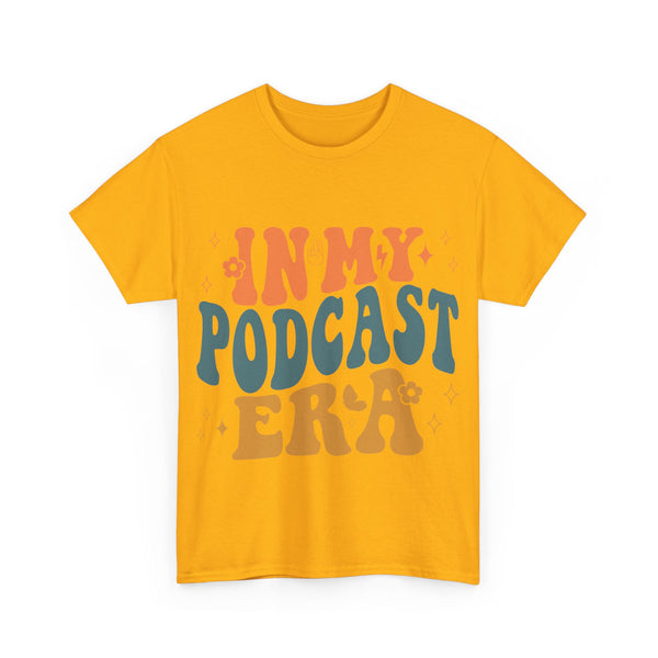 Im in my Podcast Era Plus Size Woman Heavy Cotton Tee