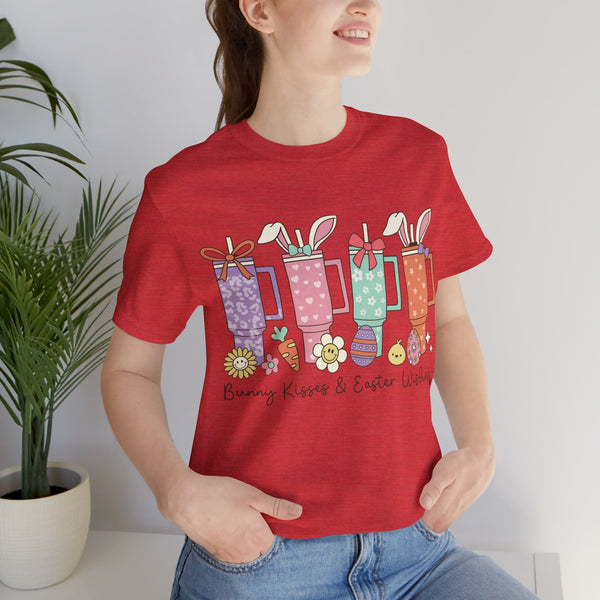 Happy Easter Plus Size Woman Jersey Short Sleeve Tee T-Shirt