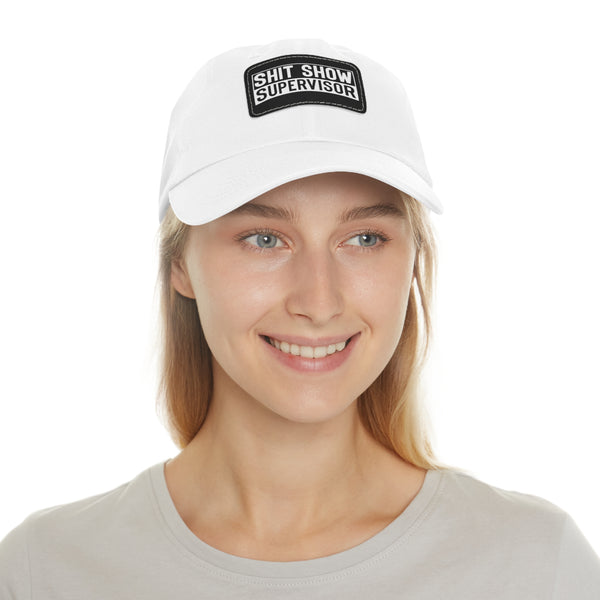 Sh*t Show Supervisor Ladies Hat with Leather Patch