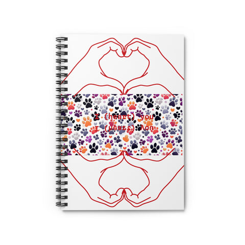 I heart Your Spiral Notebook - Ruled Line