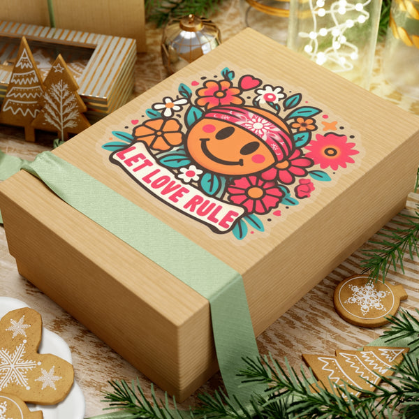 Let Love Rule Kiss-Cut Stickers