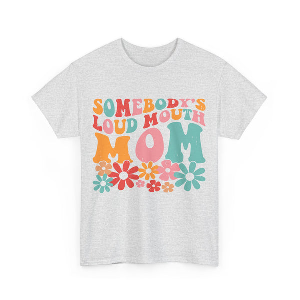 "Somebody Loud Mouth Mama" Plus Size Women Heavy Cotton Tee T-Shirt