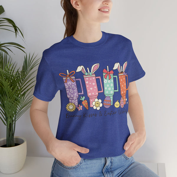 Happy Easter Plus Size Woman Jersey Short Sleeve Tee T-Shirt