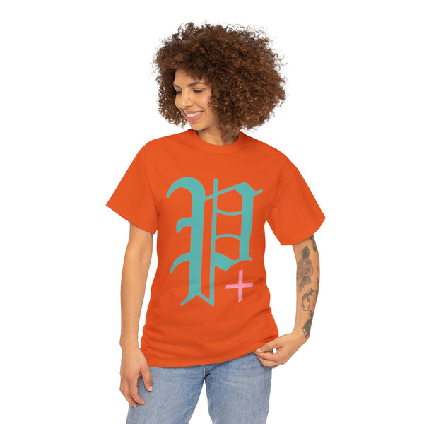 "Plus All Over" Plus Size Women Heavy Cotton Tee T-shirt