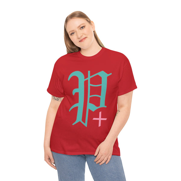 "Plus All Over" Plus Size Women Heavy Cotton Tee T-shirt