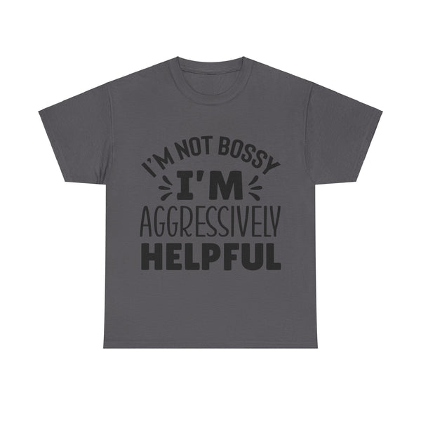 "Funny Saying" Plus Size Women Heavy Cotton Tee T-Shirt