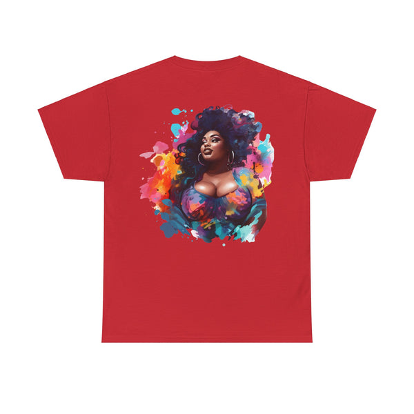 Anyone can Drive, Not handle Curves Plus Size Women Heavy Cotton Tee