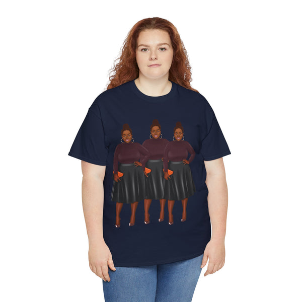 She is a Lady Plus Size Women Heavy Cotton Tee