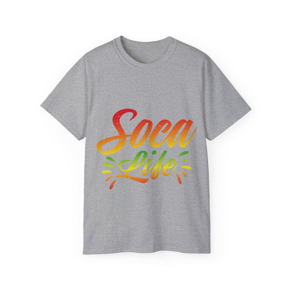 Soca Life T-Shirt - Embrace the Rhythm of the Caribbean - Unisex Ultra Cotton Tee