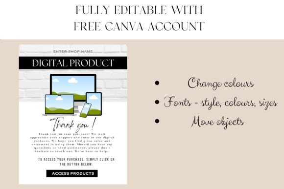 Digital Product Download Instructions