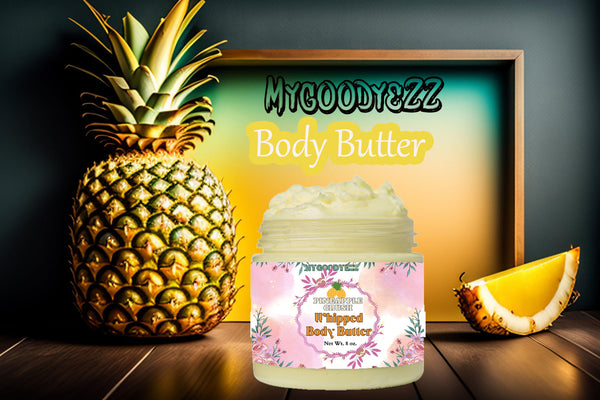 Pineapple Crush Whipped Body Butter Luxurious Moisturizing Skincare